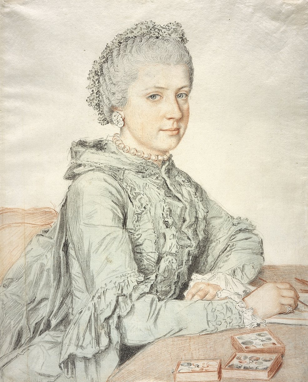 Portrett av erkehertuginne Maria Christina av Østerrike av Jean Étienne Liotard