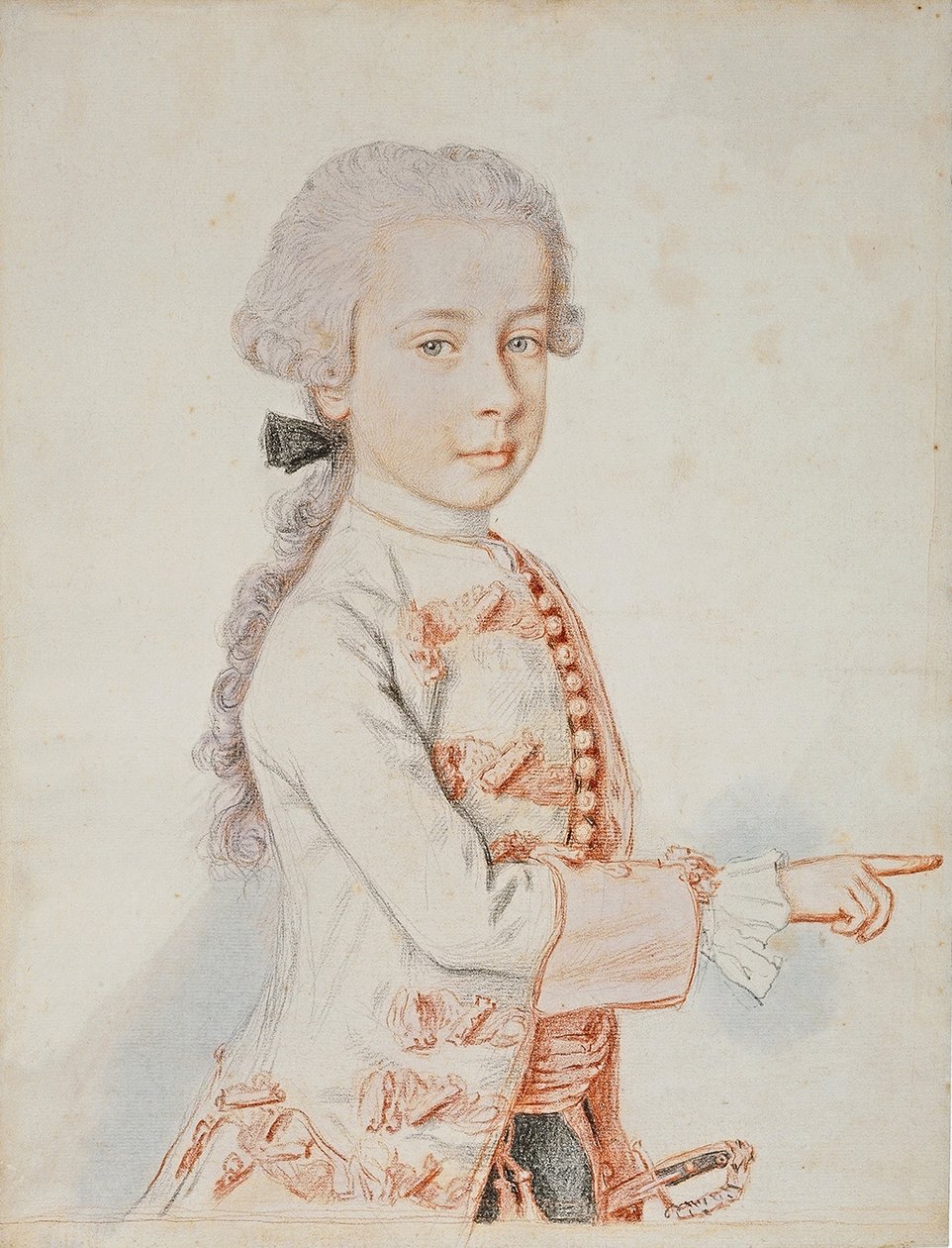 Portrett av erkehertug Ferdinand Karl av Østerrike-Este av Jean Étienne Liotard