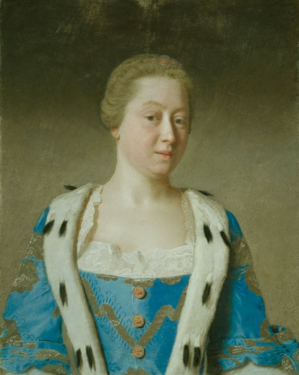Portrett av Augusta, prinsesse av Wales av Jean Étienne Liotard
