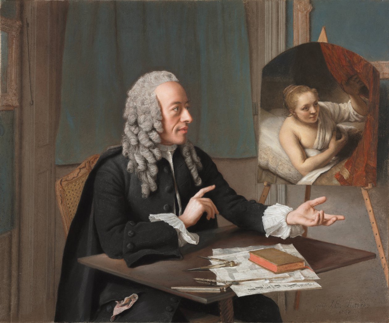 Portrett av François Tronchin (1704-1798) av Jean Étienne Liotard