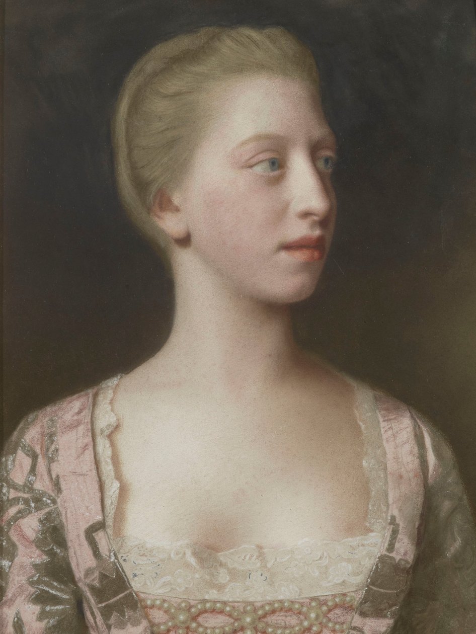 Portrett av prinsesse Augusta av Storbritannia av Jean Étienne Liotard