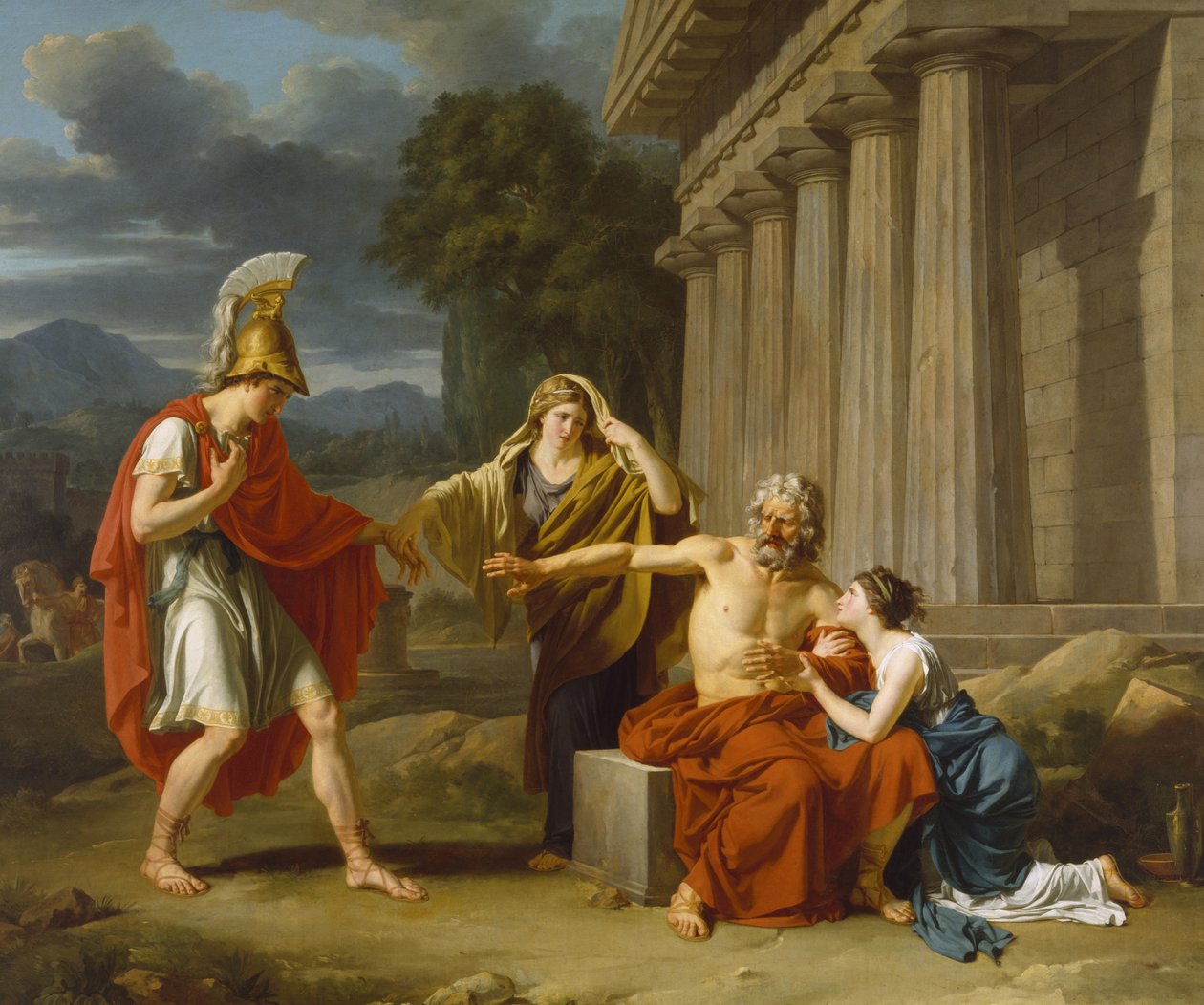 Ødipus ved Colonus av Jean Antoine Théodore Giroust