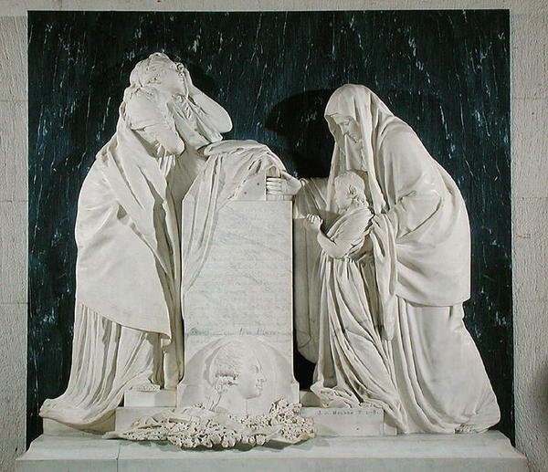Monument for hjertet av Victor Charpentier (1732-76) Comte d