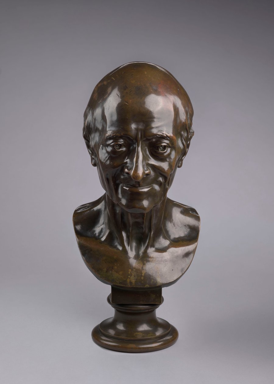 Portrett av Voltaire av Jean-Antoine Houdon
