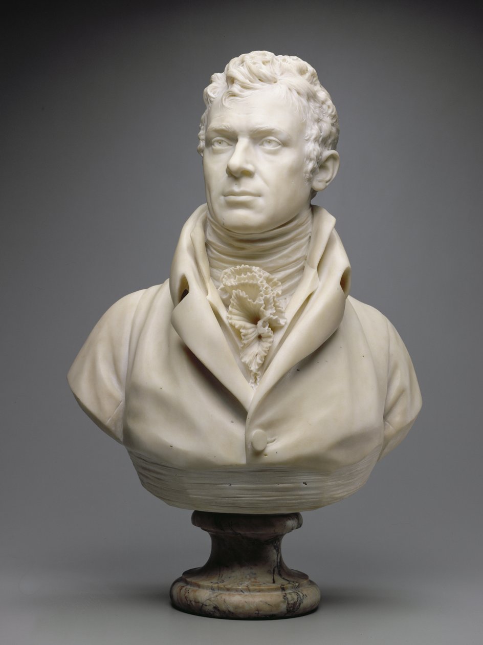 Robert Fulton, ca. 1804 (marmor) (se også 345578-79) av Jean Antoine Houdon
