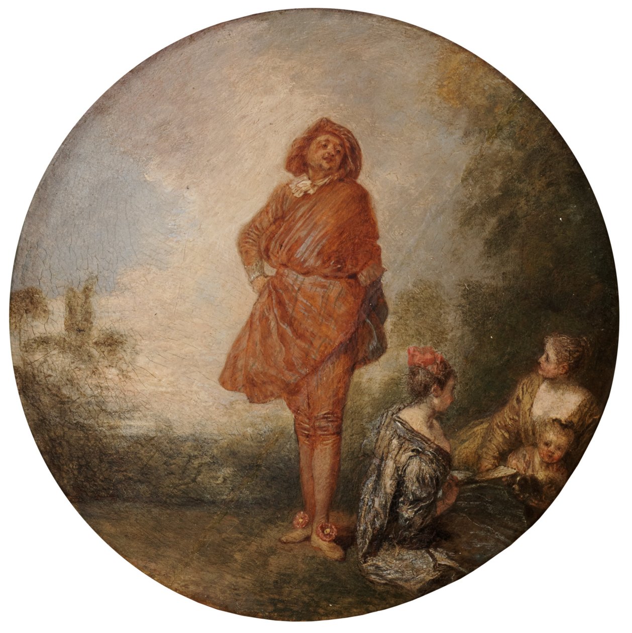 Den stolte mannen av Jean-Antoine Watteau