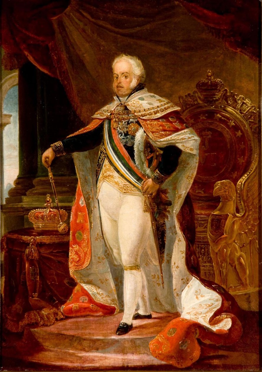 Portrett av John VI av Portugal av Jean Baptiste Debret