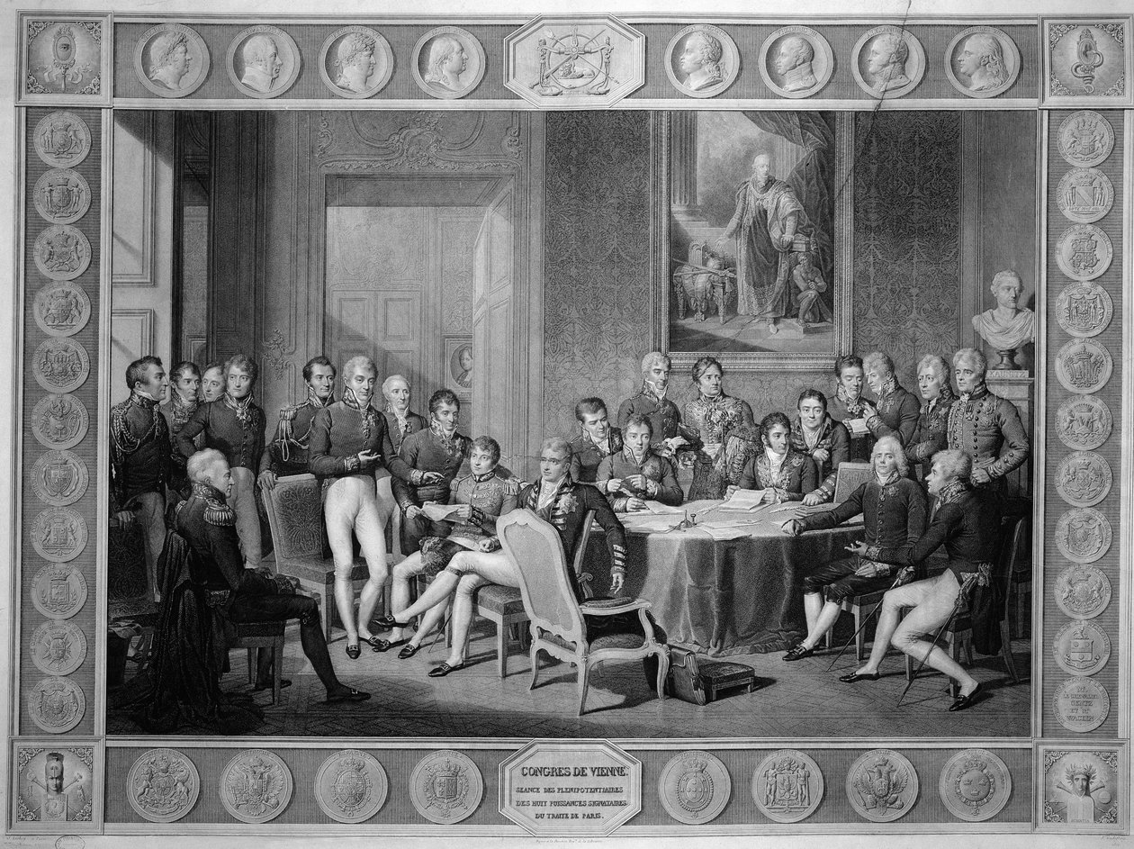 Wienerkongressen, 1814-15 (SE OGSÅ 79713) av Jean Baptiste Isabey