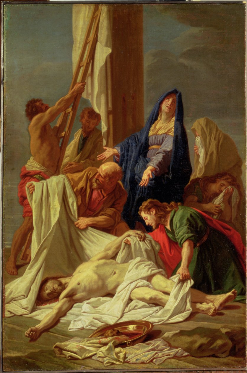 Nedstigningen fra korset, 1704-10 av Jean Baptiste Jouvenet