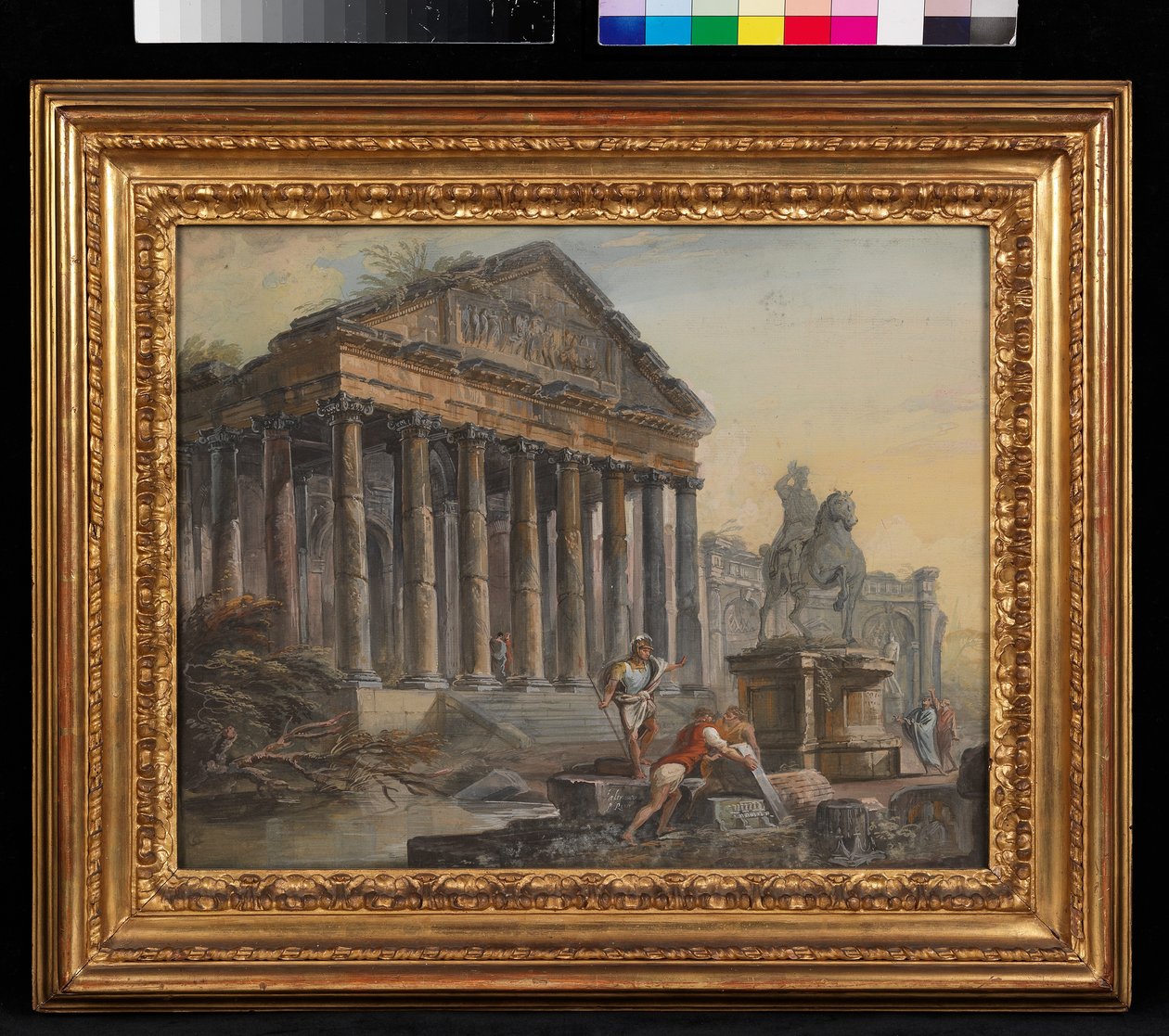Landskap av Jean Baptiste Lallemand