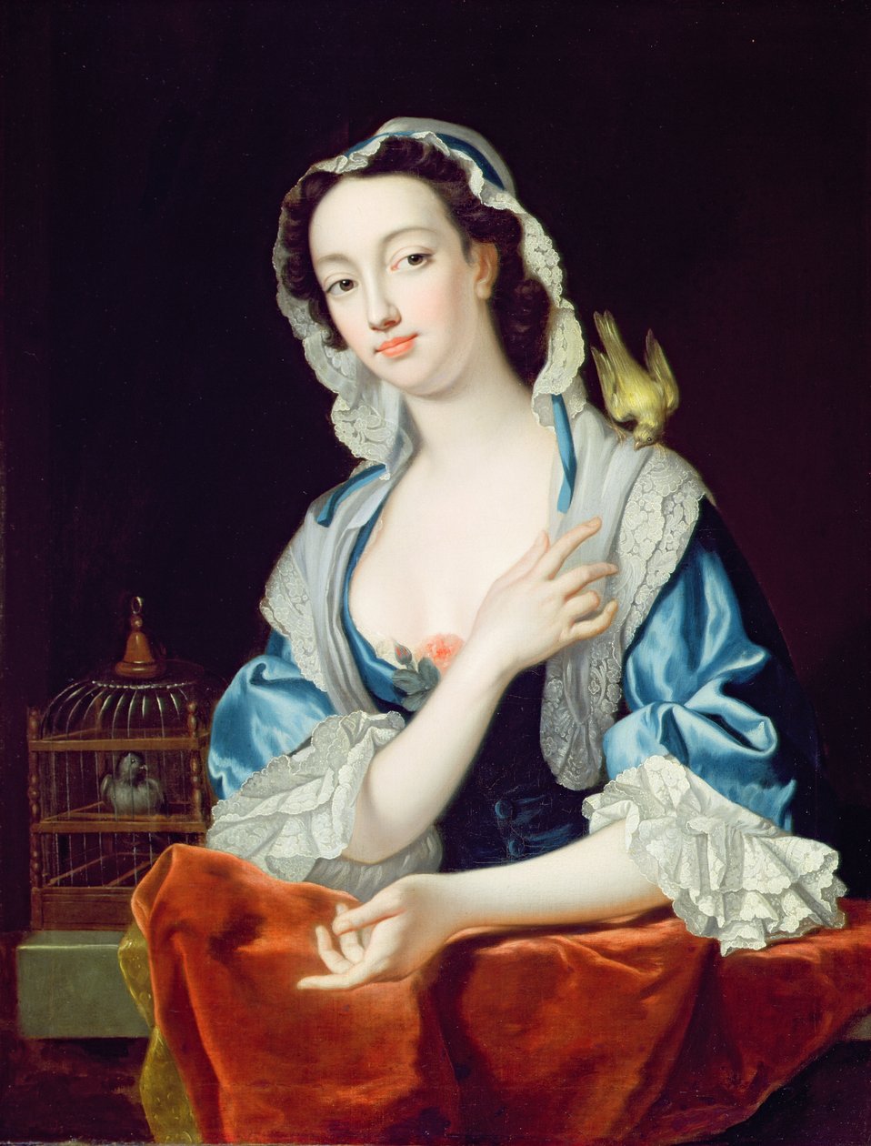 Portrett av Peg Woffington (1718-60) av Jean Baptiste van Loo