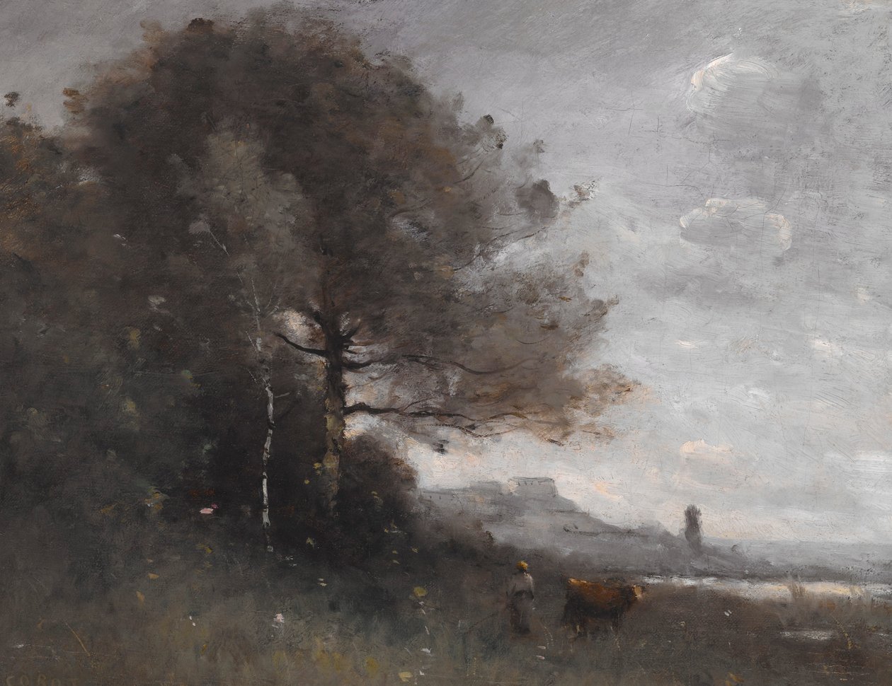 Minne fra Italia av Jean-Baptiste-Camille Corot
