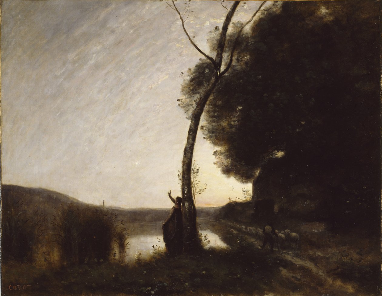 Aftenstjernen av Jean-Baptiste-Camille Corot