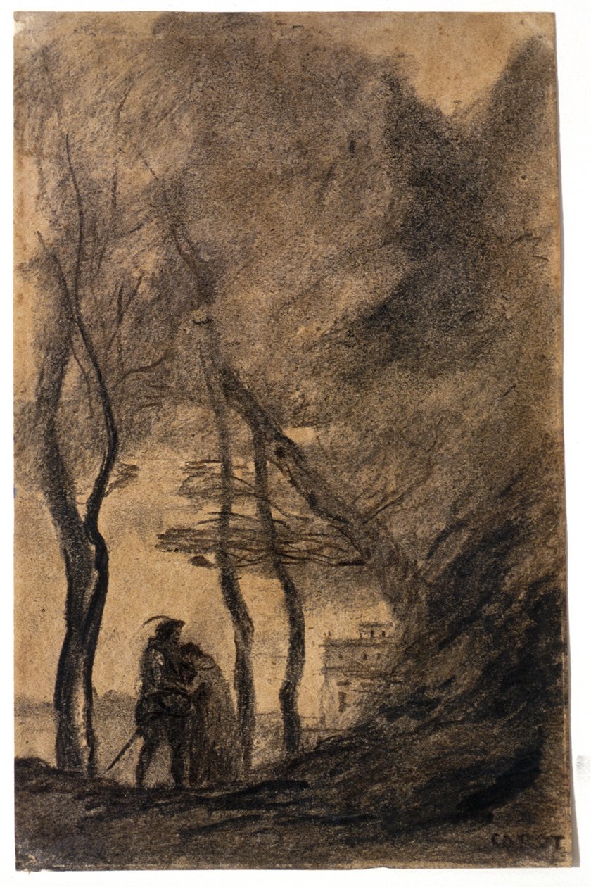 Avskjeden av Jean-Baptiste-Camille Corot