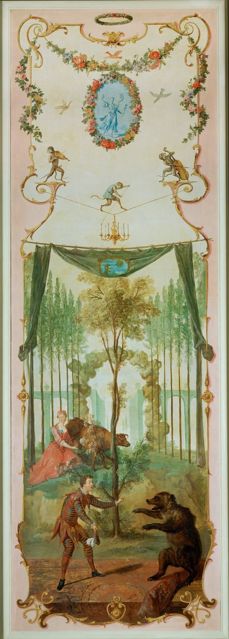 Den burleske komedien - Den burleske komedien ... av Jean-Baptiste (school of) Oudry