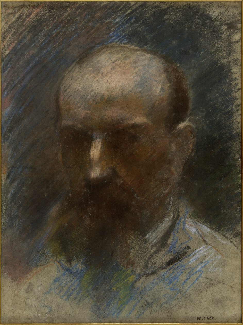Portrett av en mann (selvportrett?) av Jean-Baptiste Carpeaux