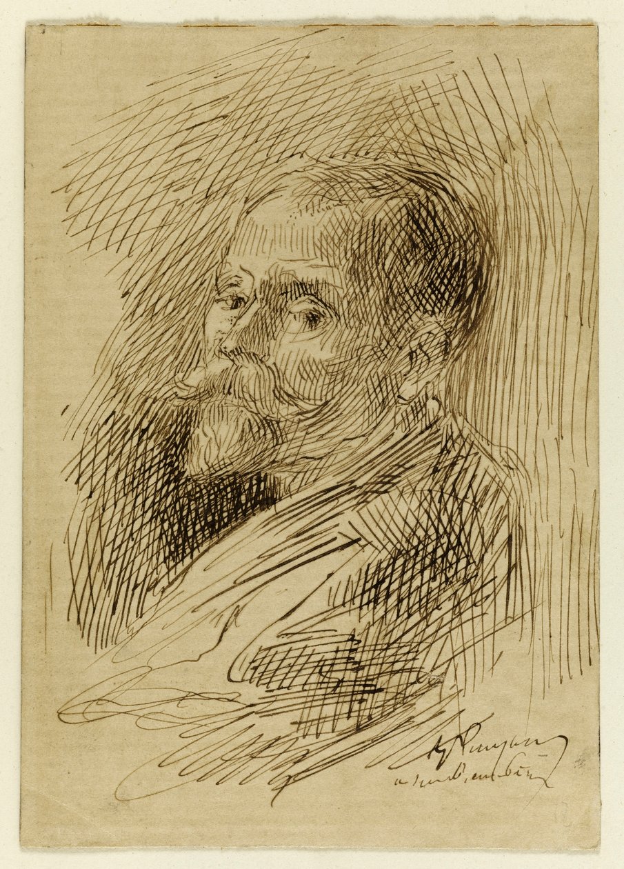 Portrett av general de Montfort (s. 6 i albumet) av Jean-Baptiste Carpeaux