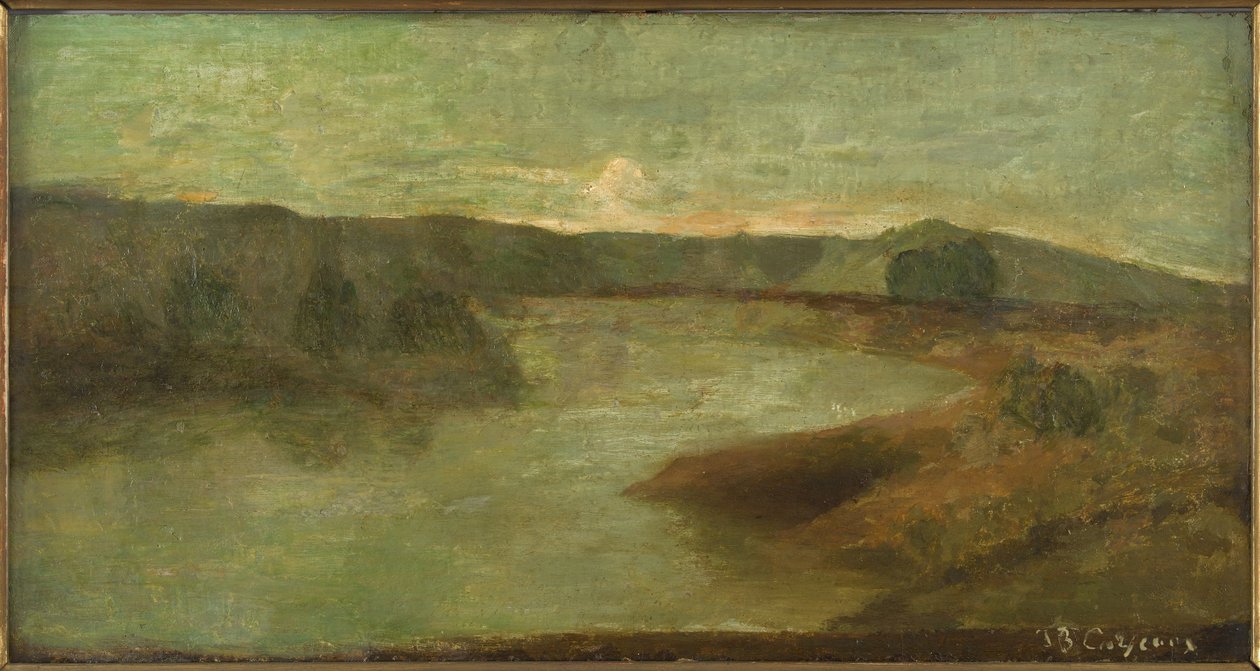 Elv, Italia, mellom 1856 og 1862 (olje) av Jean-Baptiste Carpeaux