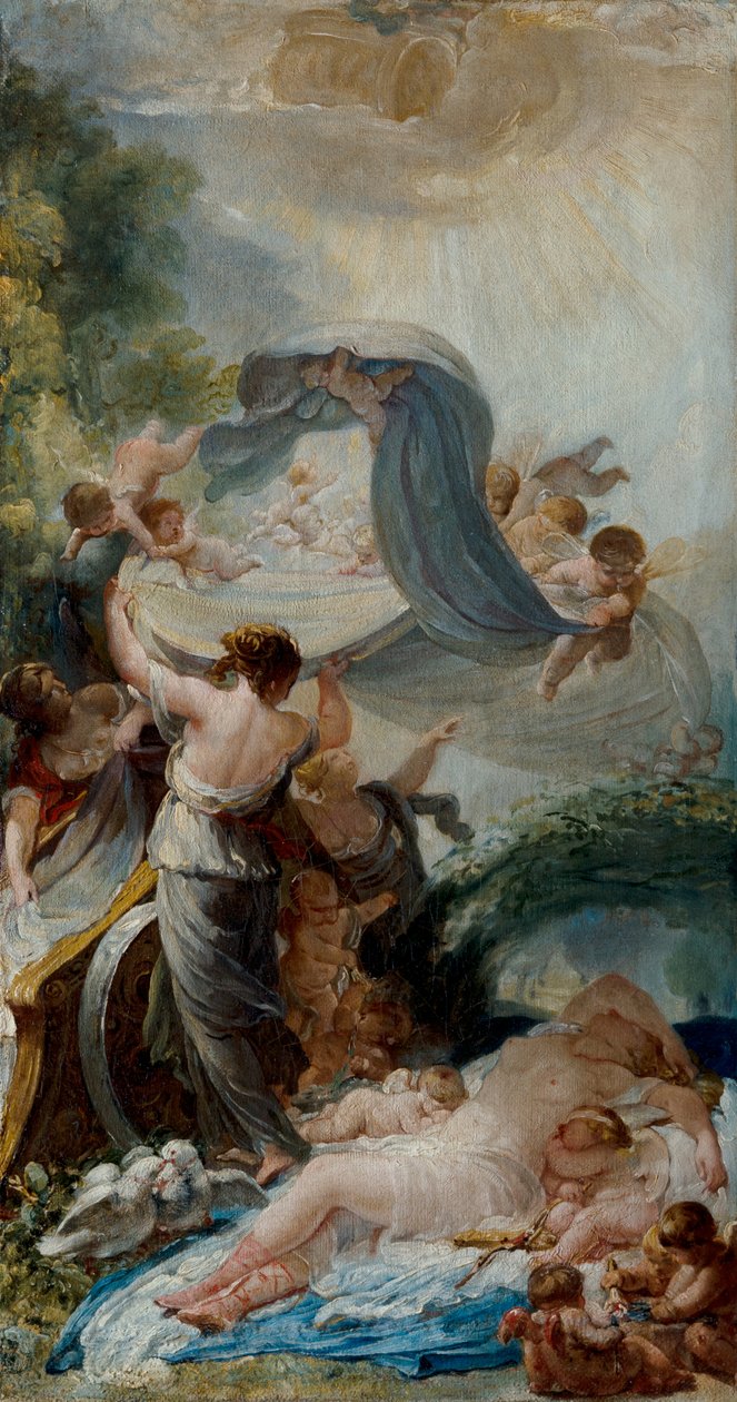 Sovende Venus av Jean Baptiste Deshays