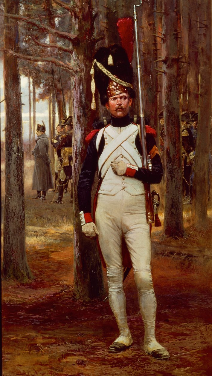 Foot Grenadier of the Imperial Guard, av Edouard Detaille av Jean Baptiste Edouard Detaille