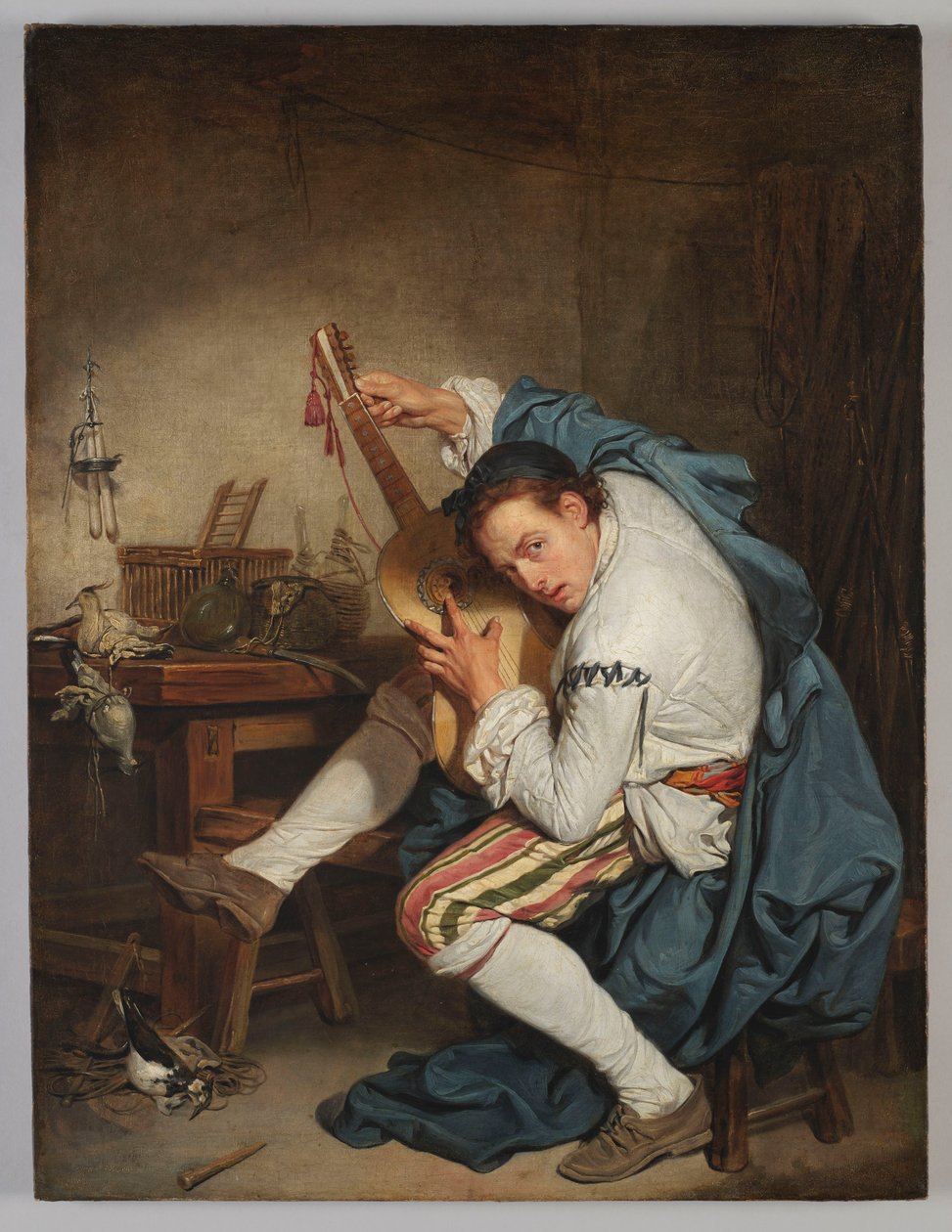 Gitaristen av Jean-Baptiste Greuze