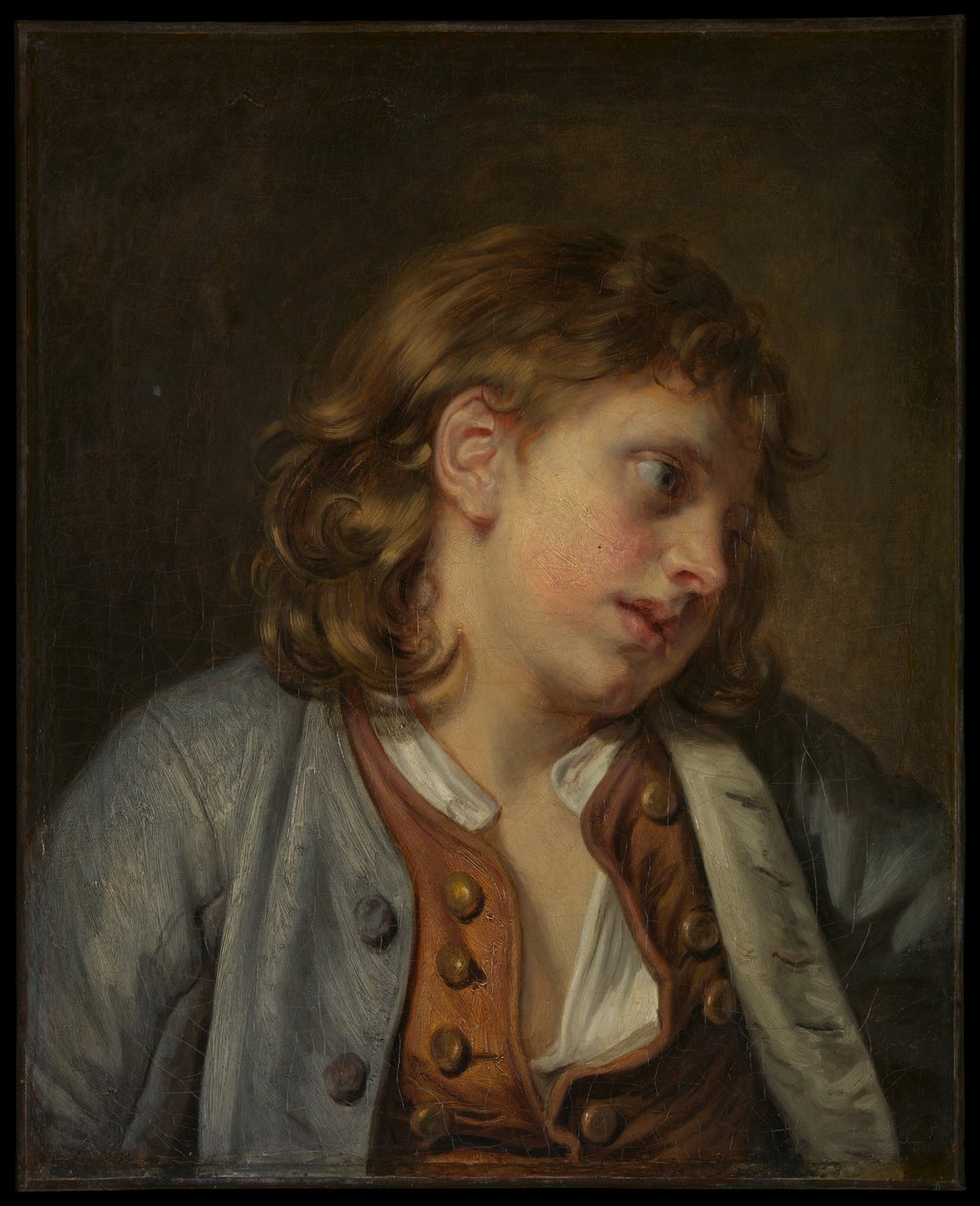 Hode av en ung gutt av Jean-Baptiste Greuze