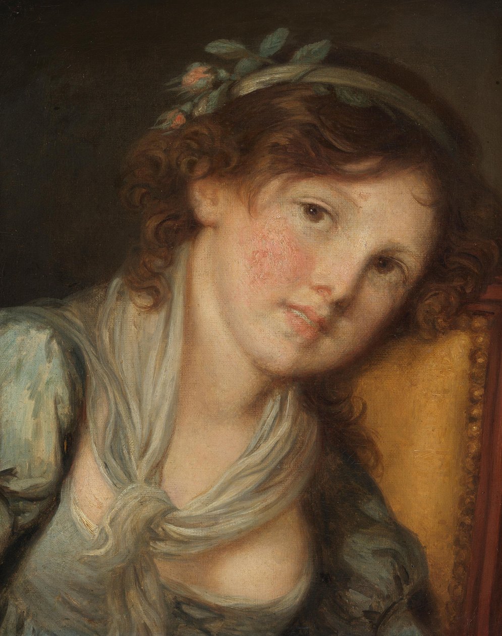 Ung pike av Jean-Baptiste Greuze