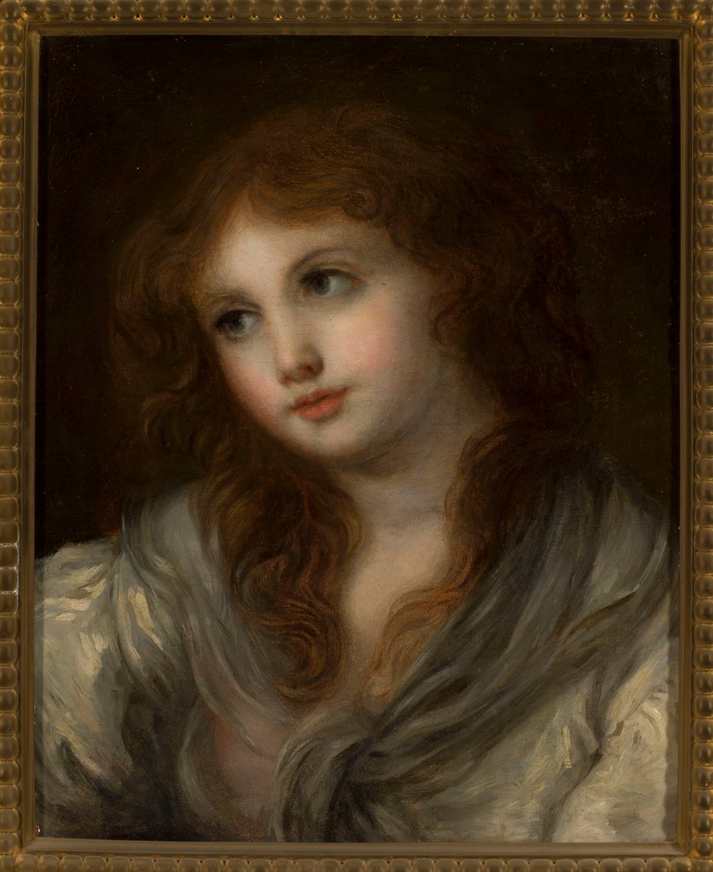 Byste av en liten jente av Jean-Baptiste Greuze
