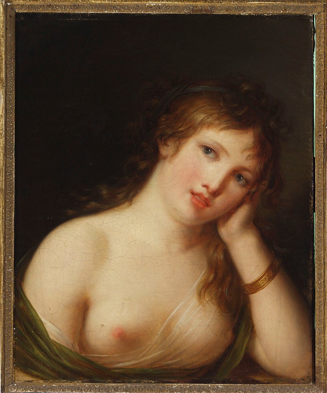 Portrett av en ung kvinne av Jean-Baptiste Greuze