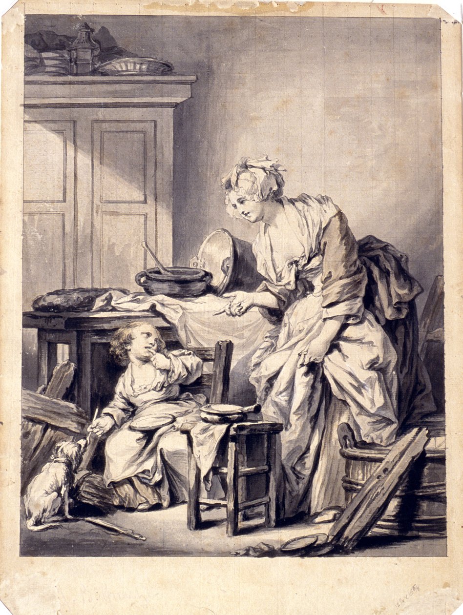 Den moderlige irettesettelsen av Jean-Baptiste Greuze