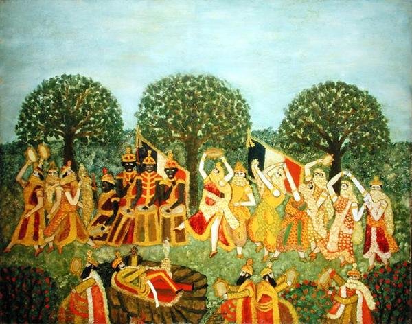 Oriental Dancers, ca. 1884 (olje på lerret) av Jean Baptiste Guiraud