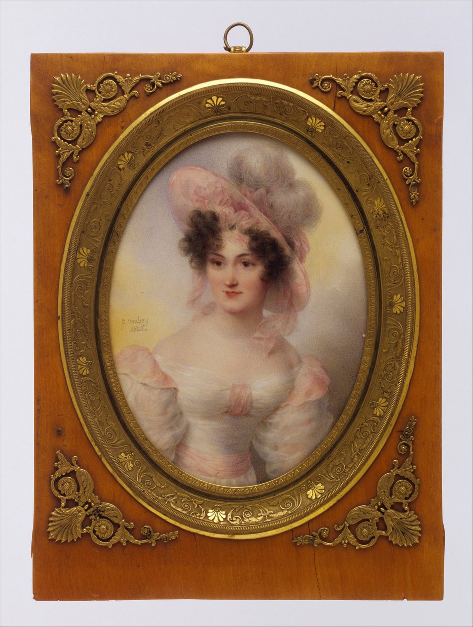 Fru Rufus Prime (Augusta Temple Palmer, 1807-1840) av Jean-Baptiste Isabey