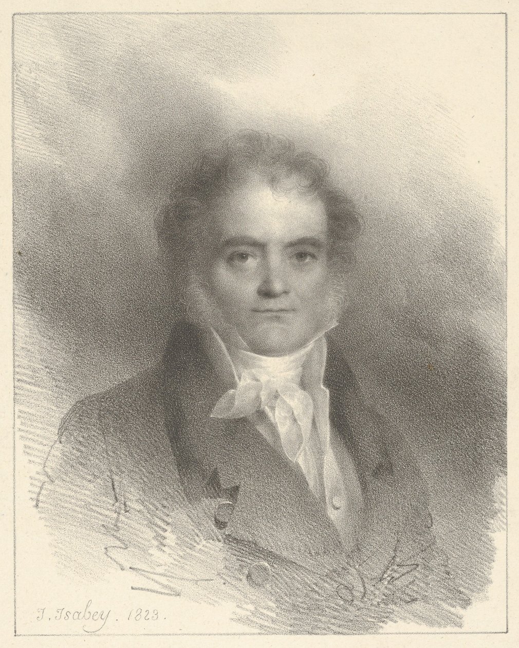 Portrett av Villeau av Jean-Baptiste Isabey