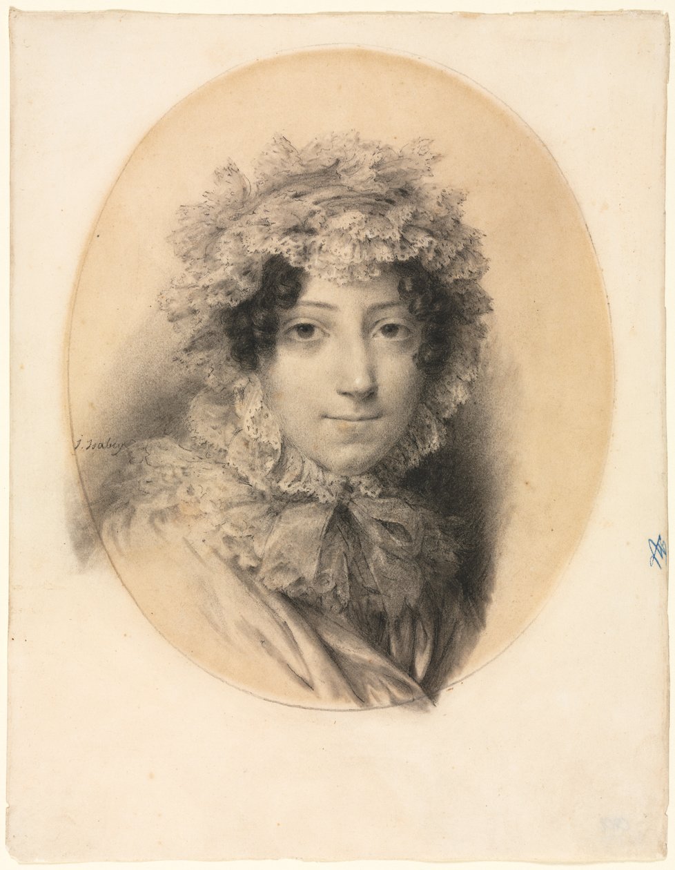 Portrett av en dame av Jean-Baptiste Isabey