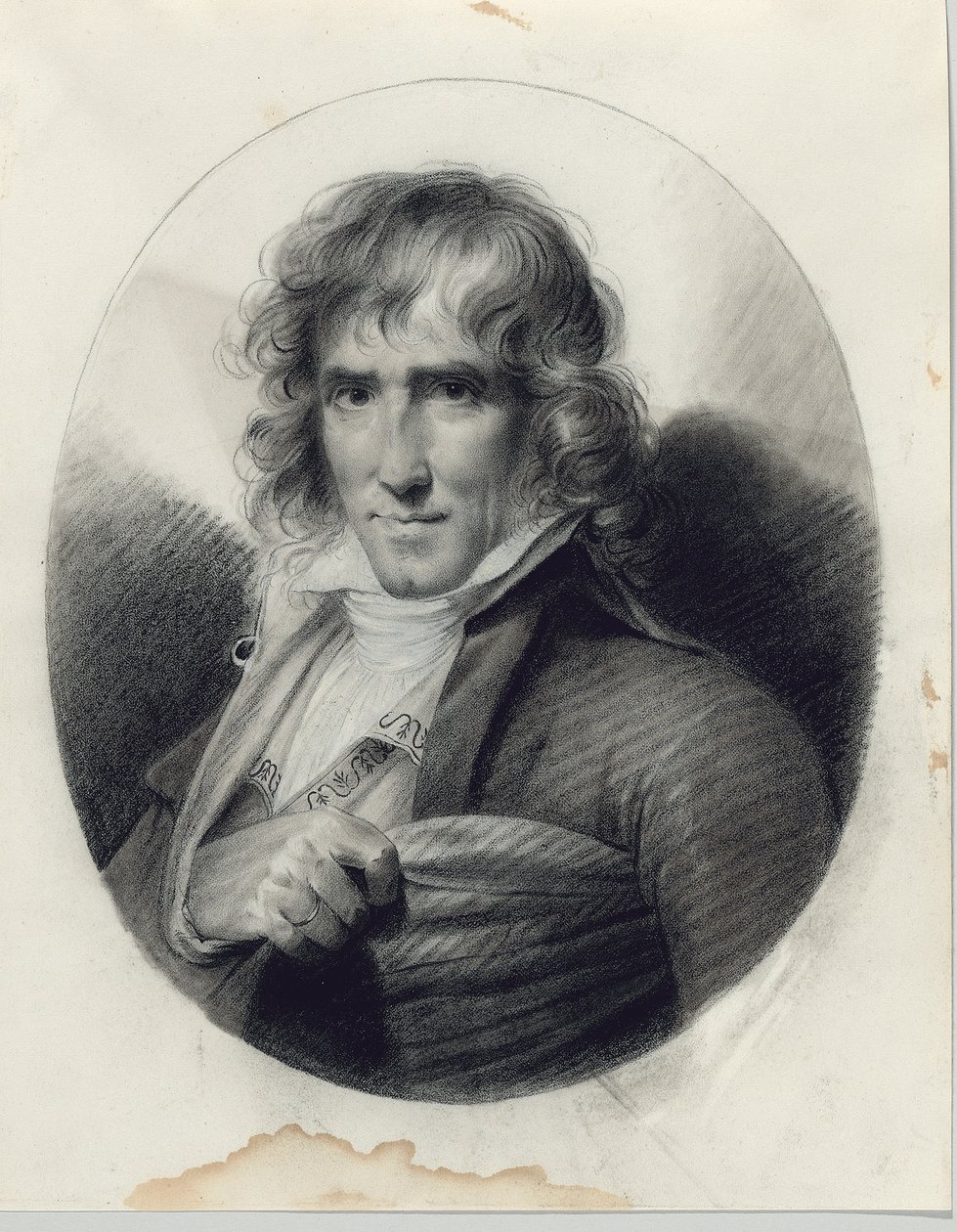 Portrett av kunstneren Joseph Chinard av Jean-Baptiste Isabey