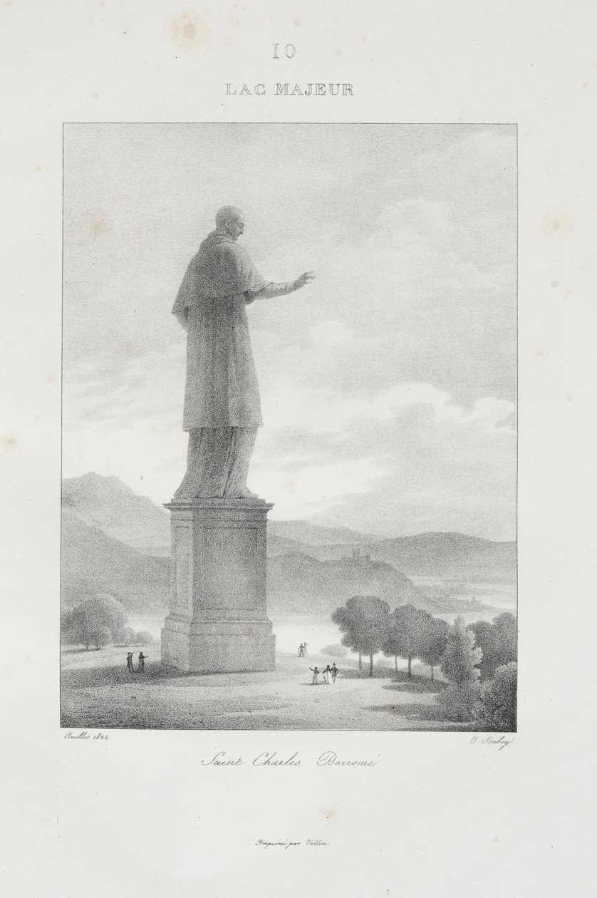 Reise til Italia i 1822 av Jean-Baptiste Isabey