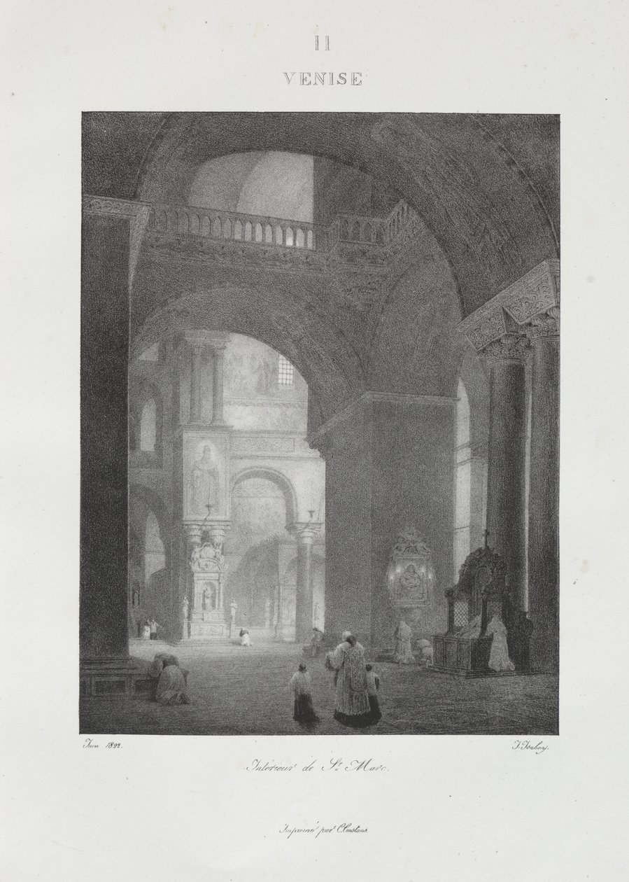 Reise til Italia i 1822 av Jean-Baptiste Isabey