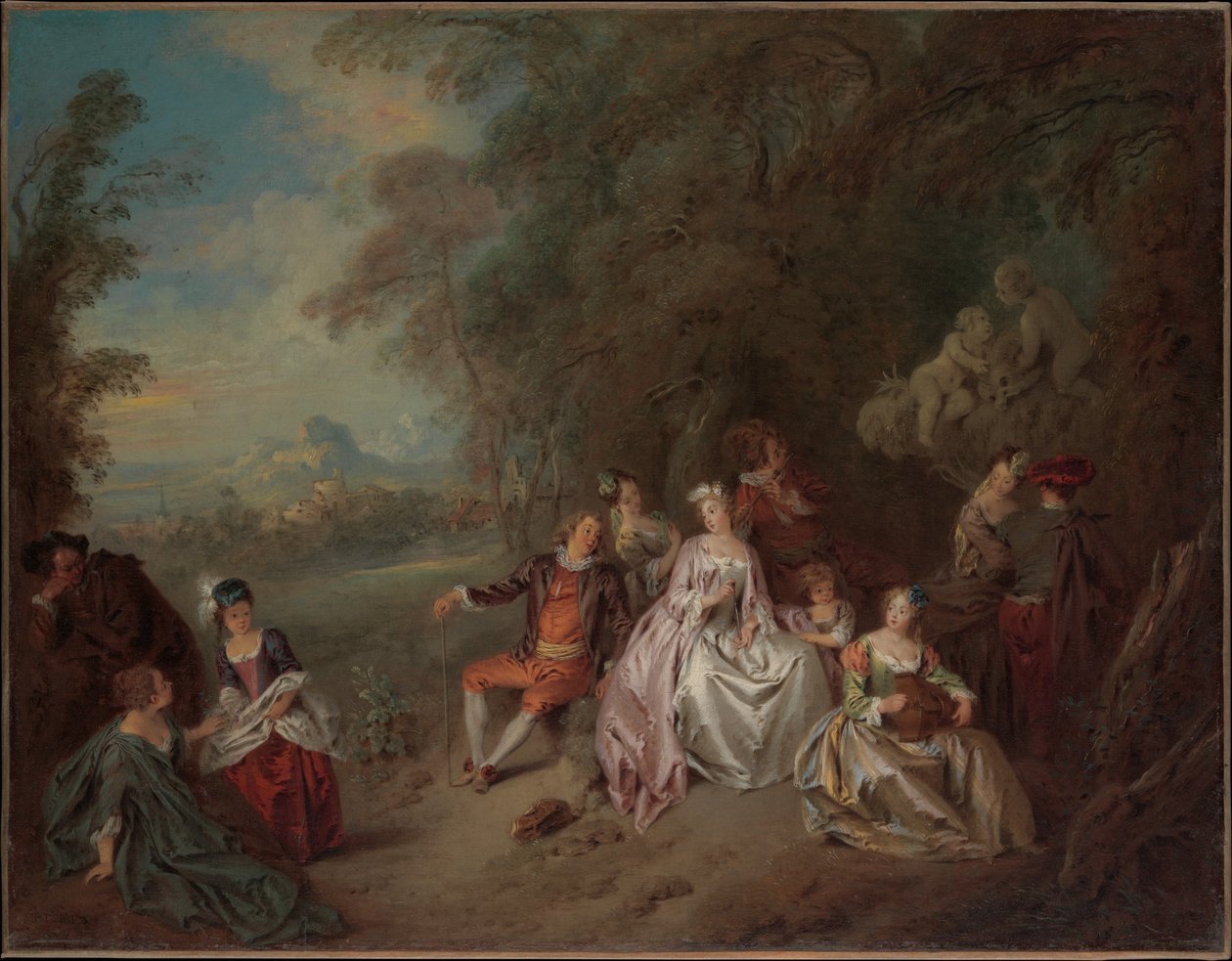 Landlig konsert av Jean-Baptiste Joseph Pater