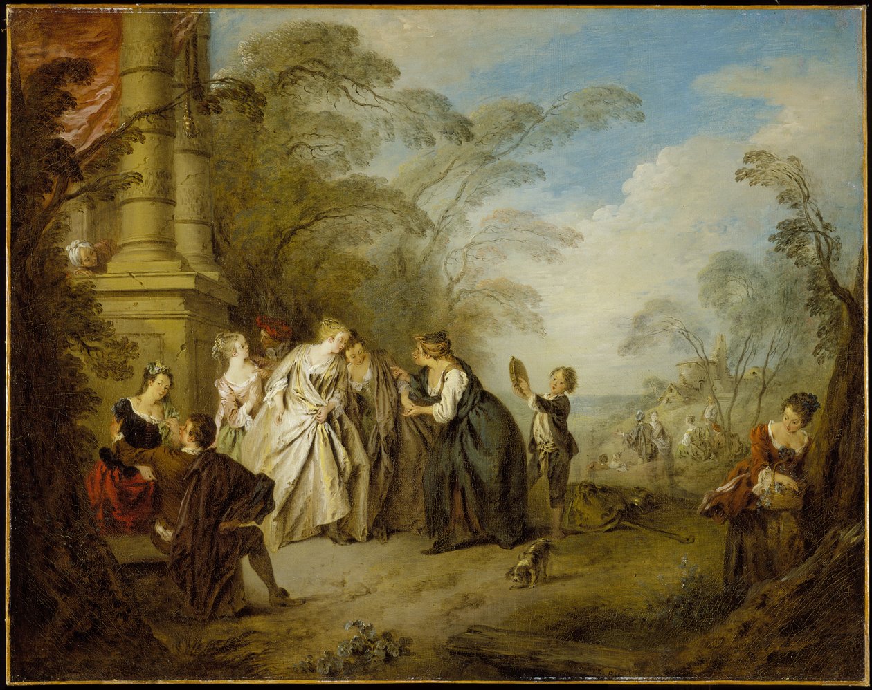 Spåkvinnen av Jean-Baptiste Joseph Pater