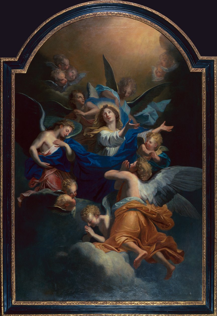The Assumption of the Virgin (olje på lerret) av Jean Baptiste Jouvenet