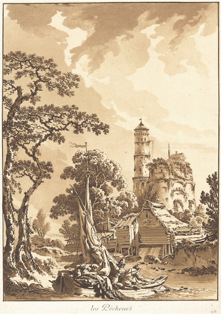 Fiskerne av Jean-Baptiste Le Prince