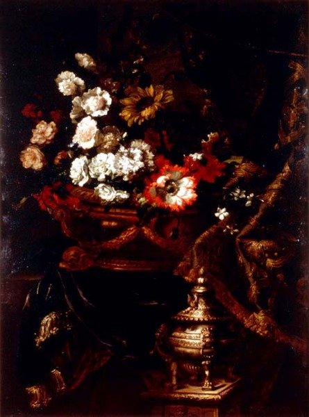 Stilleben av blomster av Jean Baptiste Monnoyer
