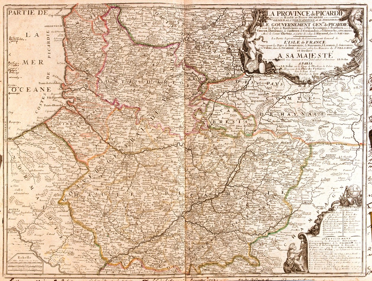 Nord-Pas-de-Calais, Picardie, Øvre Normandie, Frankrike av Jean-Baptiste Nolin