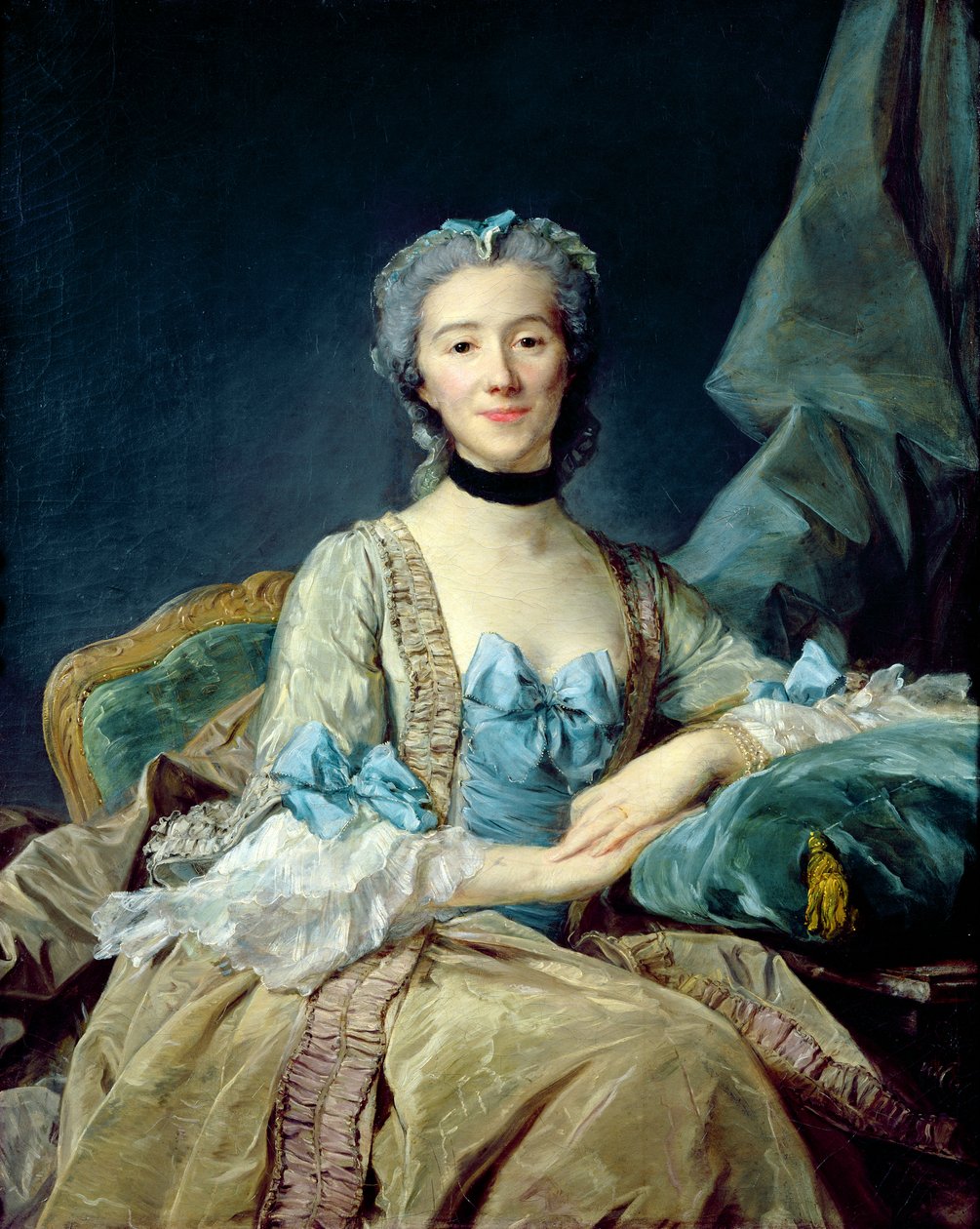 Madame de Sorquainville av Jean Baptiste Perronneau