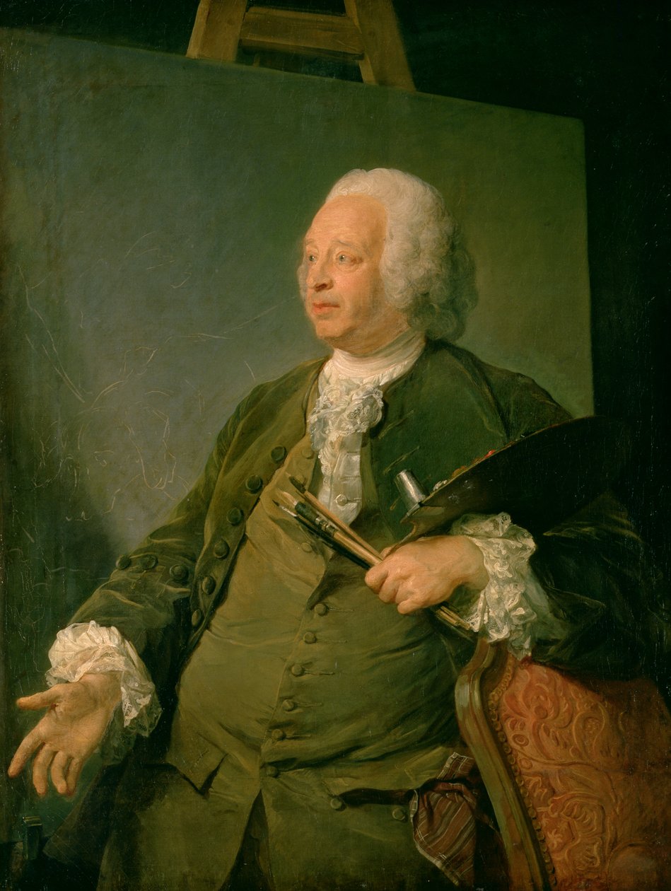 Portrett av Jean-Baptiste Oudry, ca. 1753 (olje på lerret) av Jean Baptiste Perronneau