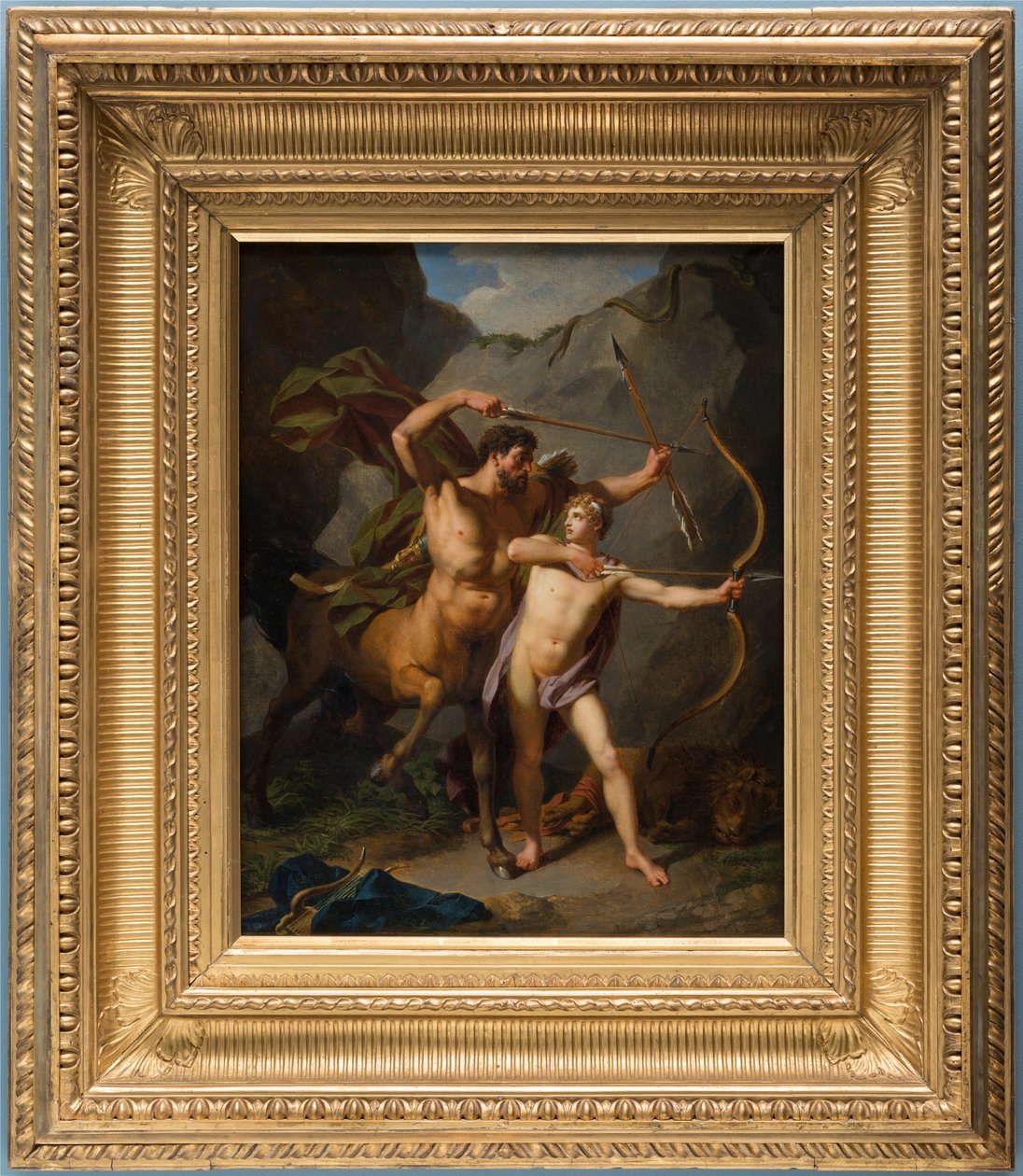 Utdanning av Akilles av Jean-Baptiste Regnault