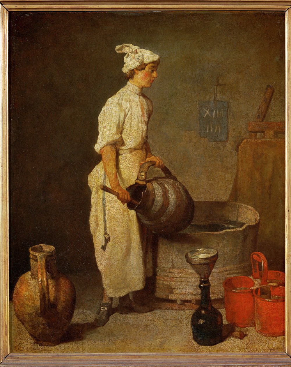 Krogutten (maleri på lerret) av Jean-Baptiste Simeon Chardin
