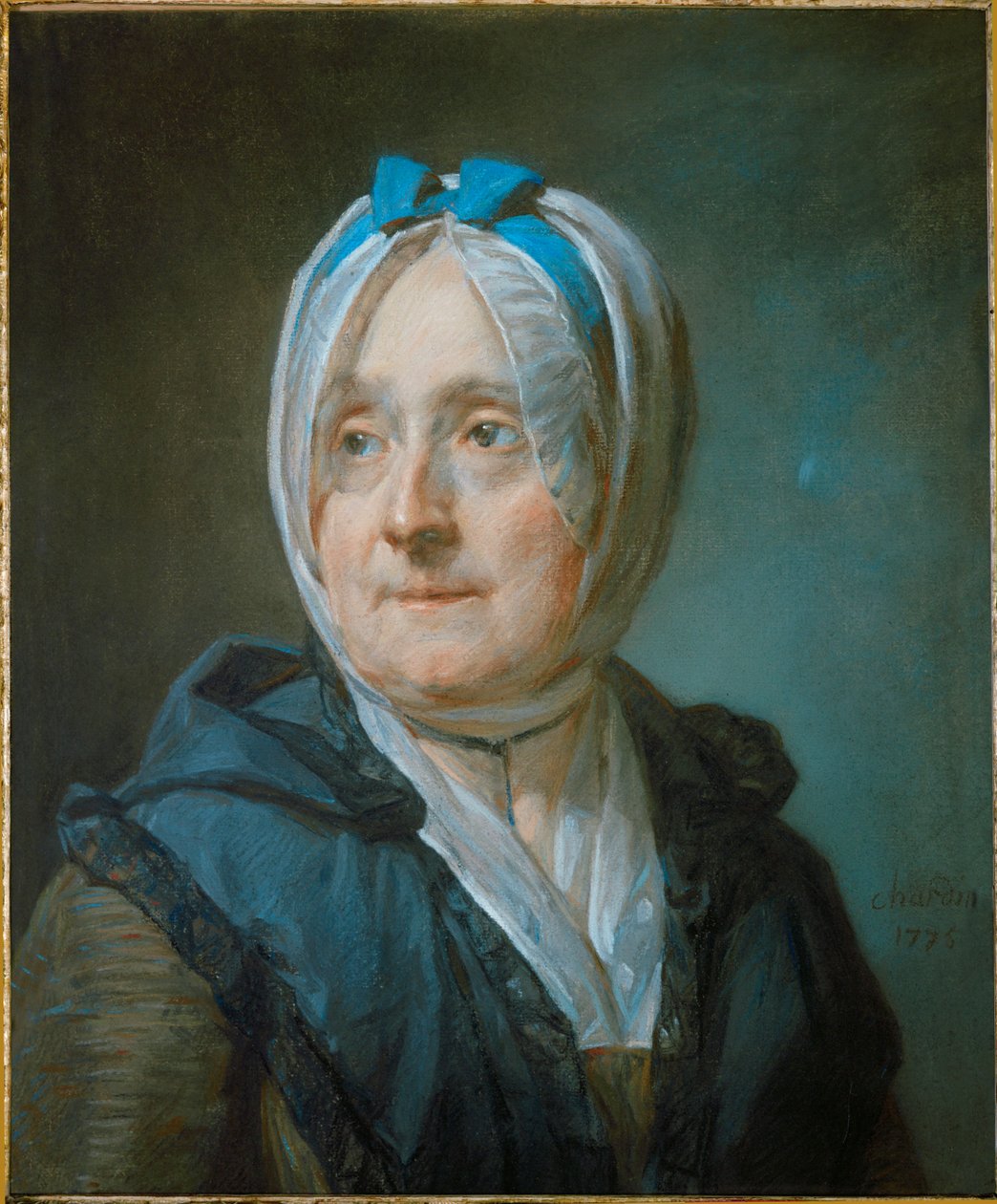 Madame Chardin, portrett … av Jean-Baptiste Simeon Chardin