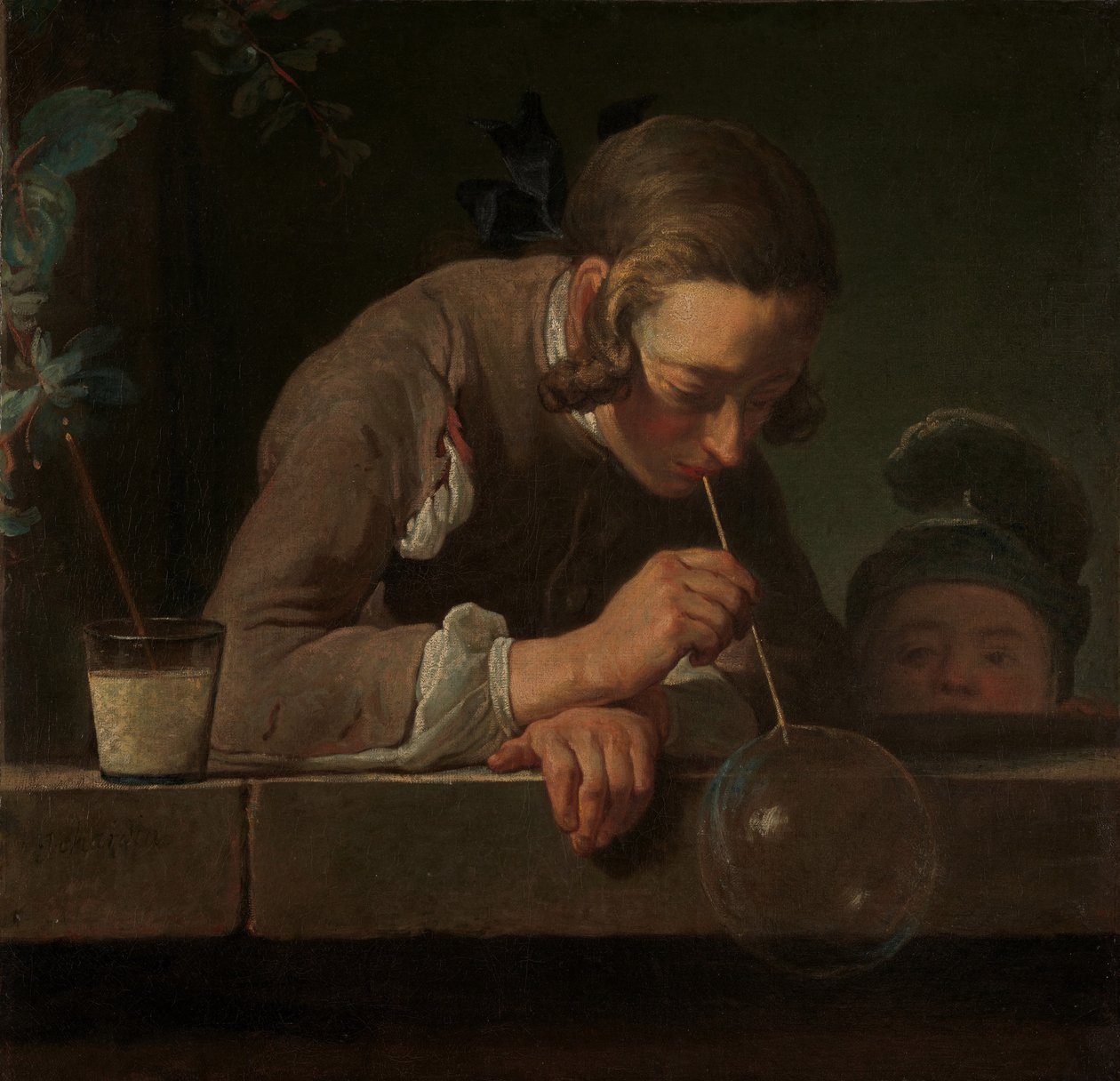 Såpebobler, ca. 1733-34 (olje på lerret) av Jean Baptiste Simeon Chardin