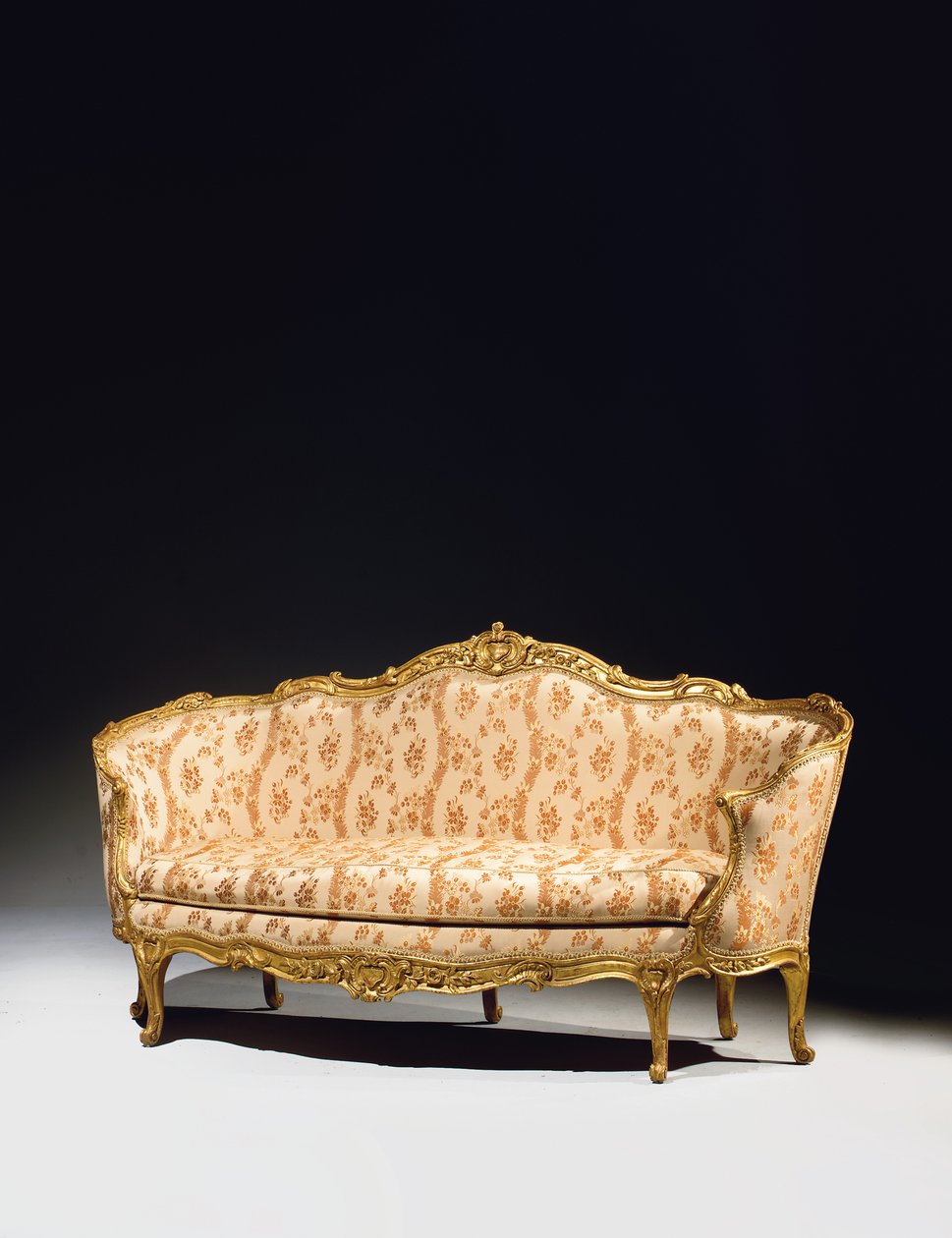 Louis XV sofa av Jean Baptiste Tilliard